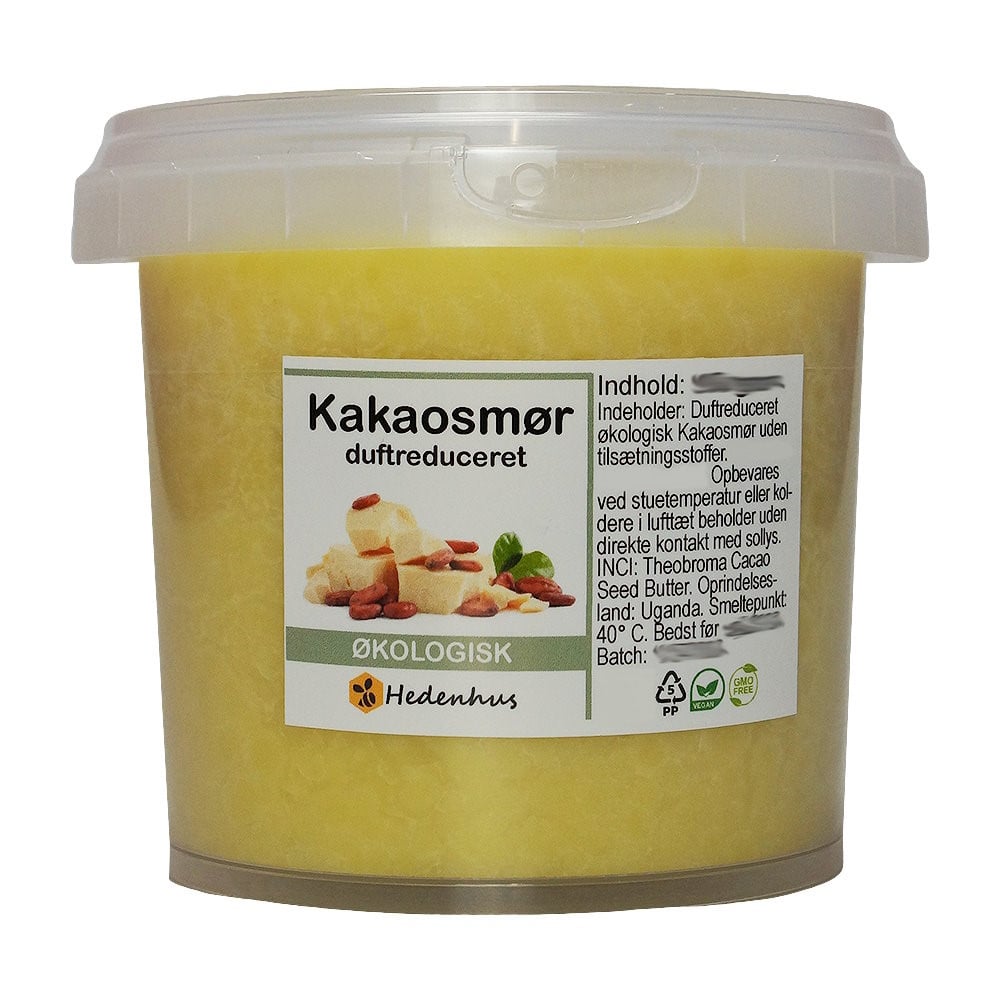 Kakaosmør  Duftreduceret økologisk 100 Gram