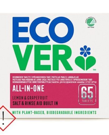 Ecover Opvasketabs All In One 65 Tabletter