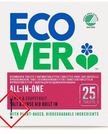 Ecover Opvasketabs All In One 25 Tabletter