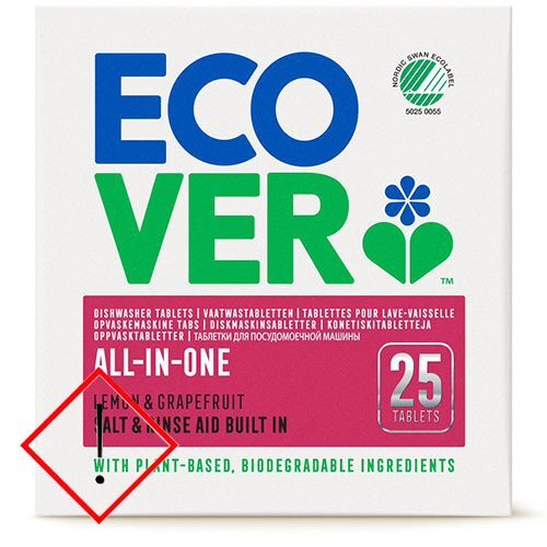Ecover Opvasketabs All In One 25 Tabletter