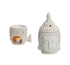 Fischer Pure Nature Duftlampe Buddha Hvid  Bull    Stk