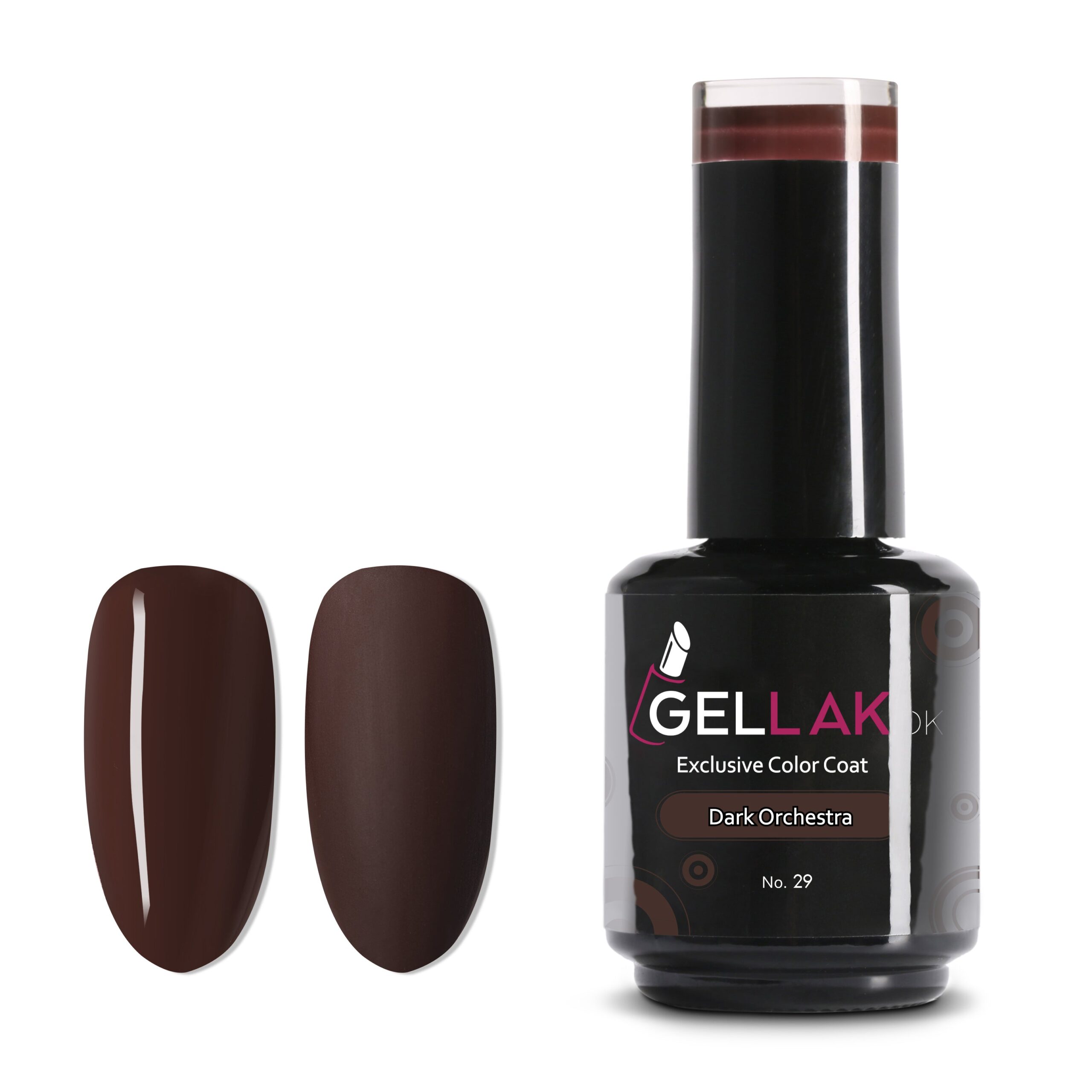 Gel Neglelak Brun 15 Ml Dark Orchestra No 29 Gellak Dk