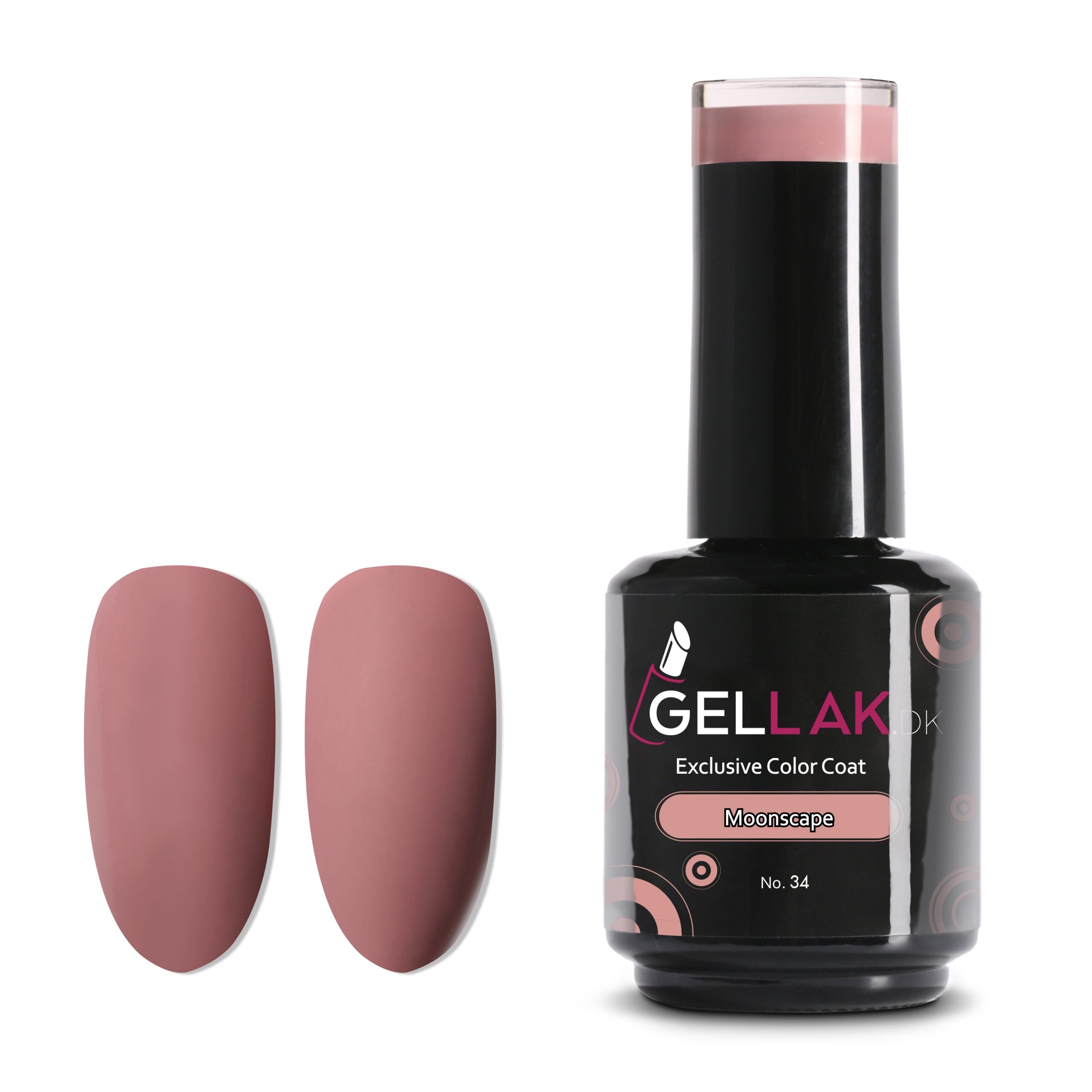 Gel Neglelak Brun 15 Ml Moonscape No 34 Gellak Dk