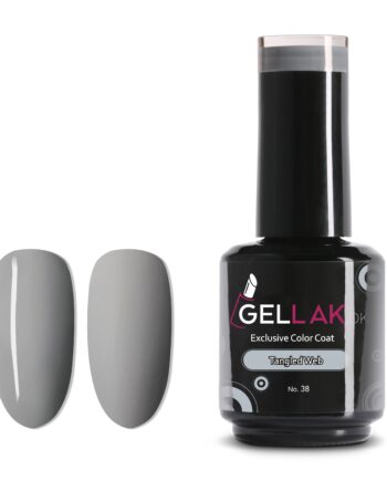 Gel Neglelak Grå   15 Ml   Tangled Web No  38   Gellak Dk