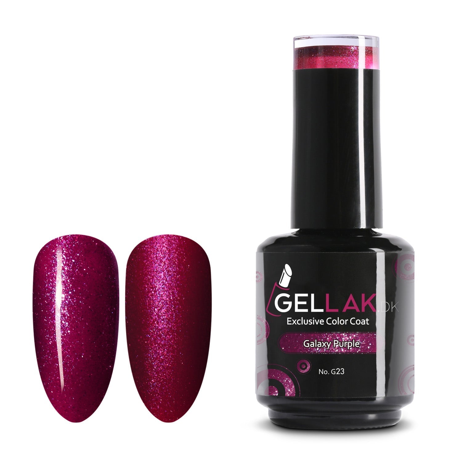 Gel Neglelak Lilla 15 Ml Galaxy Purple No G23 Gellak Dk