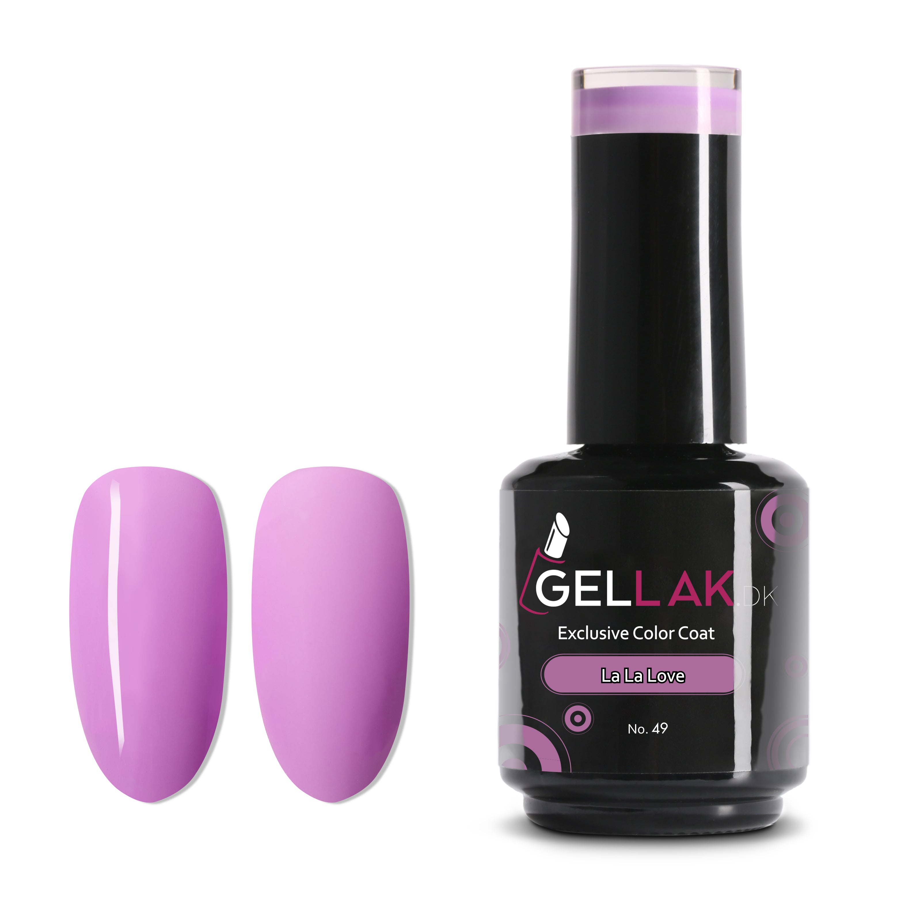 Gel Neglelak Lilla   15 Ml   La La Love No  49   Gellak Dk
