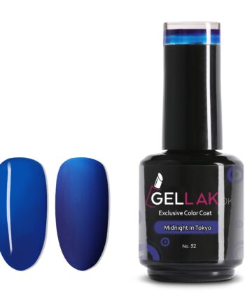 Gel Neglelak Mørkeblå   15 Ml   Midnight In Tokyo No  52   Gellak Dk