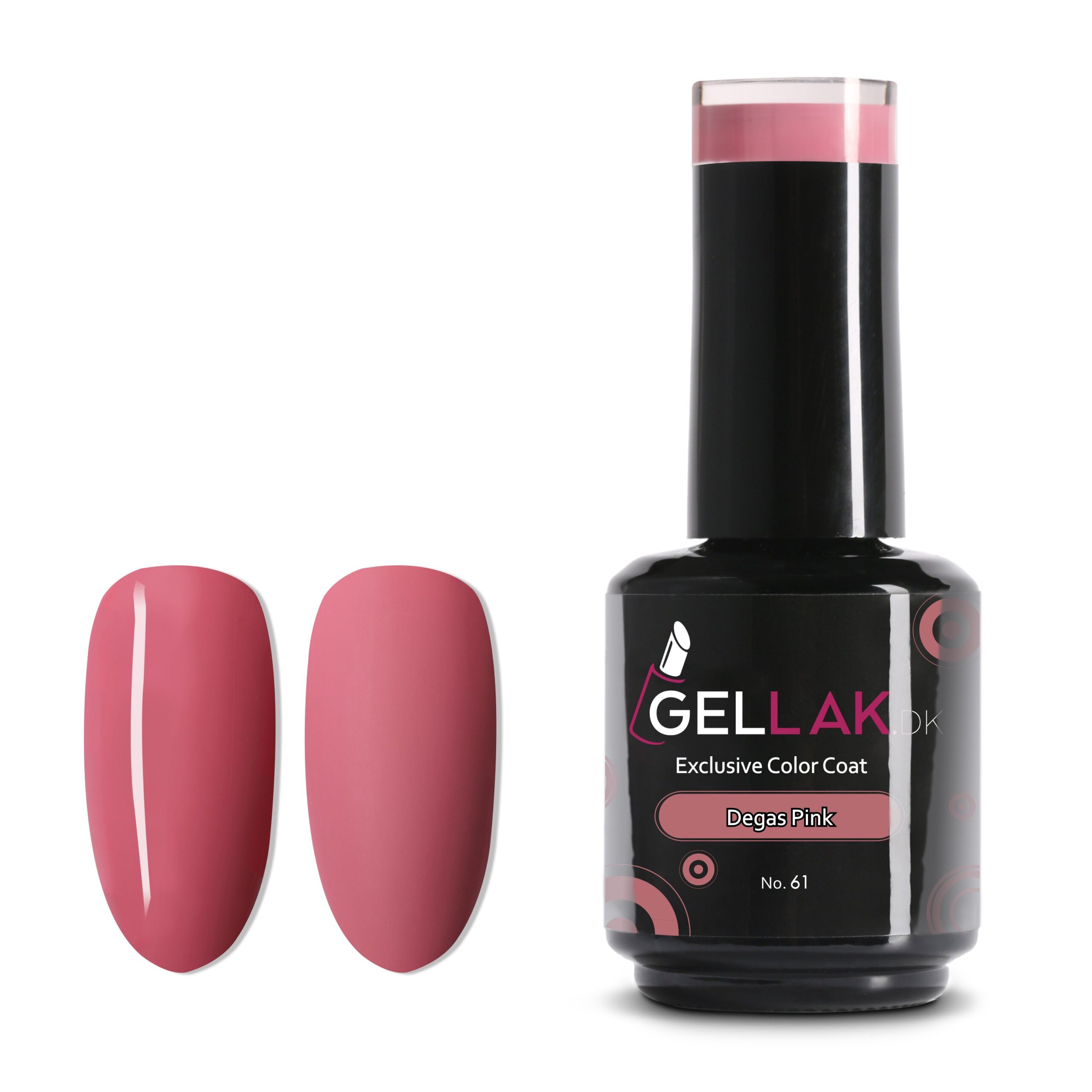 Gel Neglelak Pink 15 Ml Degas Pink No 61 Gellak Dk
