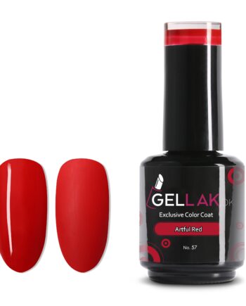 Gel Neglelak Rød   15 Ml   Artful Red No  57   Gellak Dk