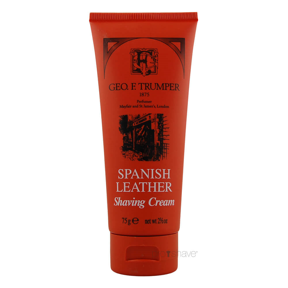 Geo    Trumper Barbercreme På Tube  Spanish Leather  75 Gr