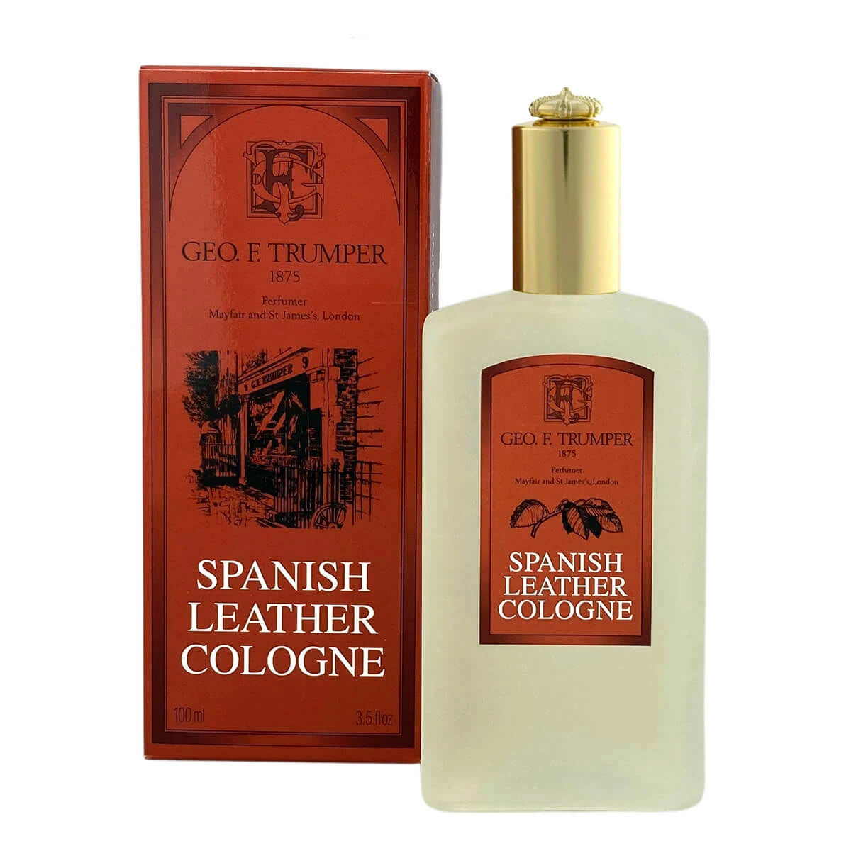Geo    Trumper Cologne  Spanish Leather  50 Ml