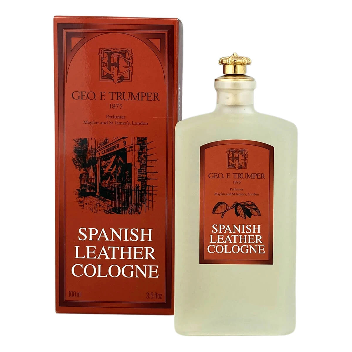 Geo    Trumper Cologne  Spanish Leather  100 Ml