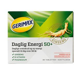 Gerimax Daglig Energi 50  80 Tabletter