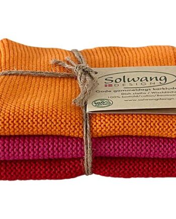 Gode Gammeldags Klarklude Orange Pink Rød   Pk