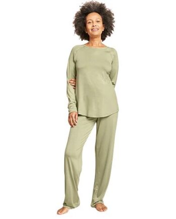 Goodnight Raglan Sleep Top Sage Str