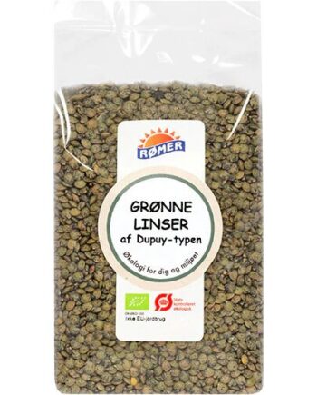 Grønne Linser Af Dupuy Typen øko  500 Gram