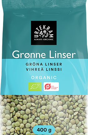 Grønne Linser øko  400 Gram