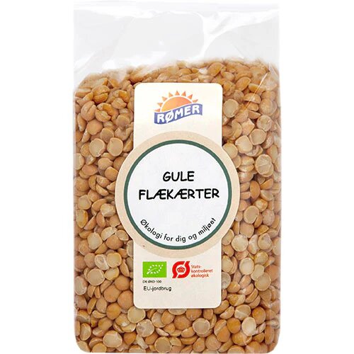 Gule Flækærter øko 500 Gram