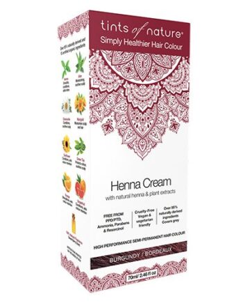 Hårfarve Henna Creme Burgundy Tints Of Nature  70 Ml