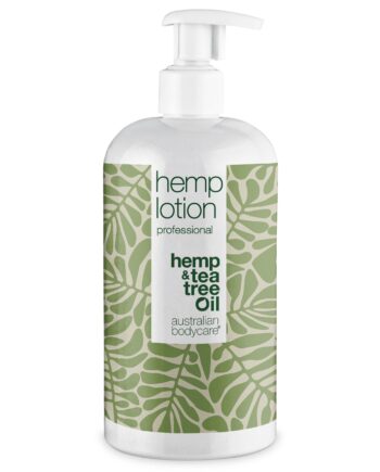 Hamp Body Lotion    Fugtpleje Med Hamp Olie Til Tør Hud Og Mod Bumser På Kroppen