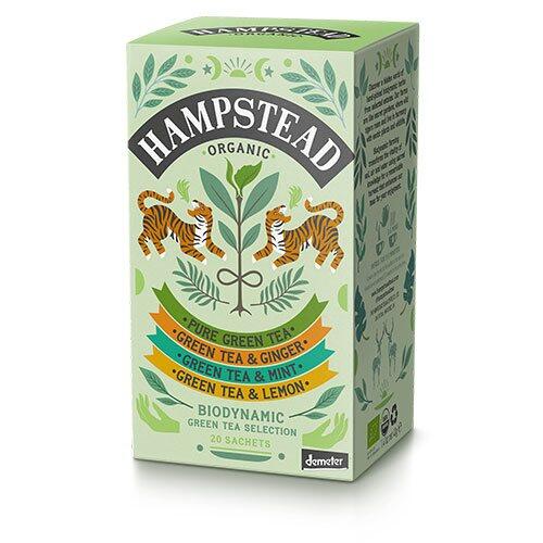 Hampstead Grøn Te Selection Pack   Demeter  20br