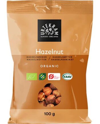 Hasselnødder øko  100 Gram