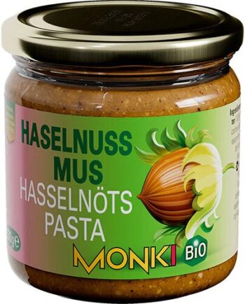 Hasselnøddesmør   Monki 330 Gram