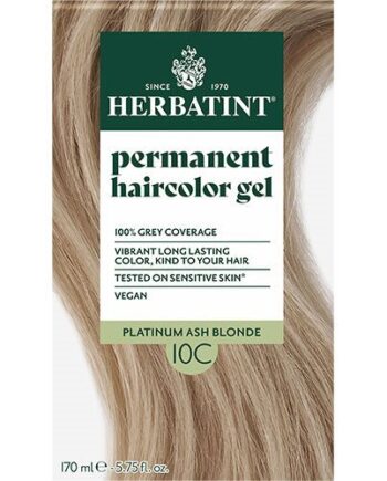 Herbatint 10c Hårfarve Platinum Ash Blonde 170 Ml