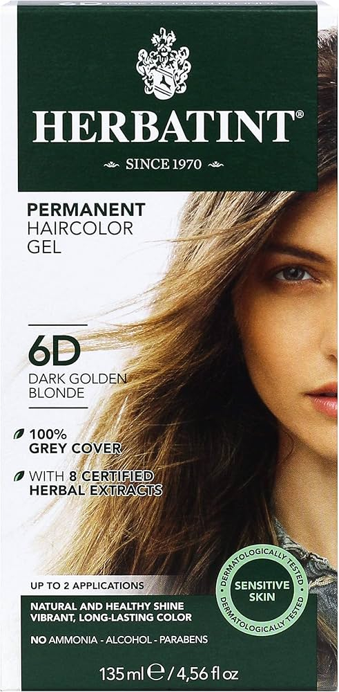 Herbatint 6d Dark Golden Blond  Bull  150 Ml