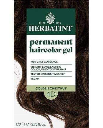 Herbatint 4d Hårfarve Golden Chestnut 170 Ml