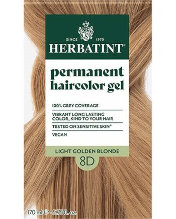 Herbatint 8d Hårfarve Light Golden Blonde 170 Ml
