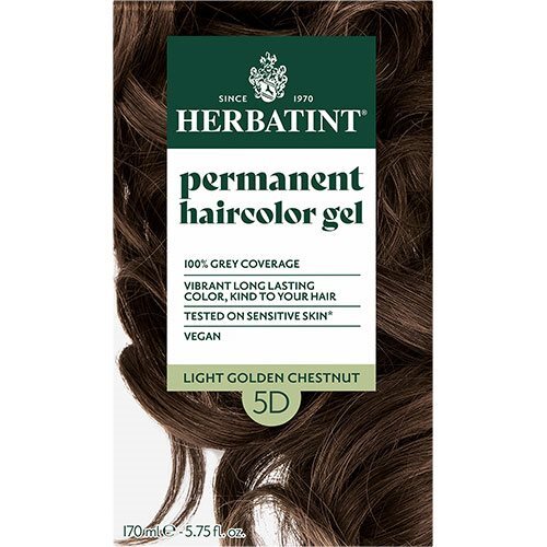 Herbatint 5d Hårfarve Light Golden Chestnut 170 Ml