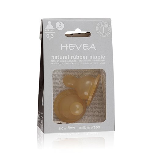 Hevea Flaskesutter   Pak Langsomt Flow    Stk