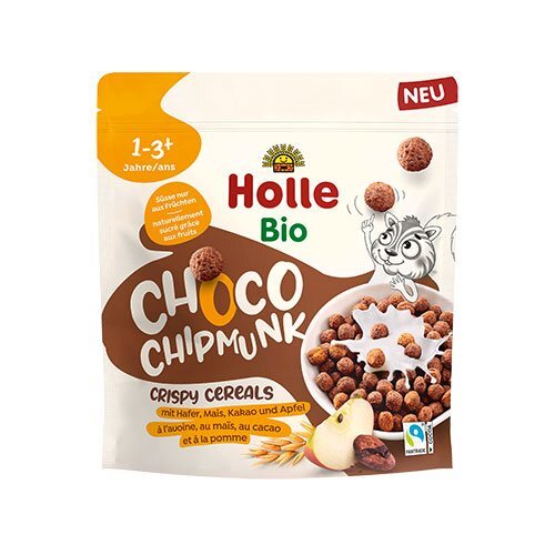 Holle Choco Chipmunk økologisk 125 Gram