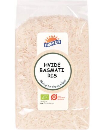 Hvide Basmatiris øko  500 Gram