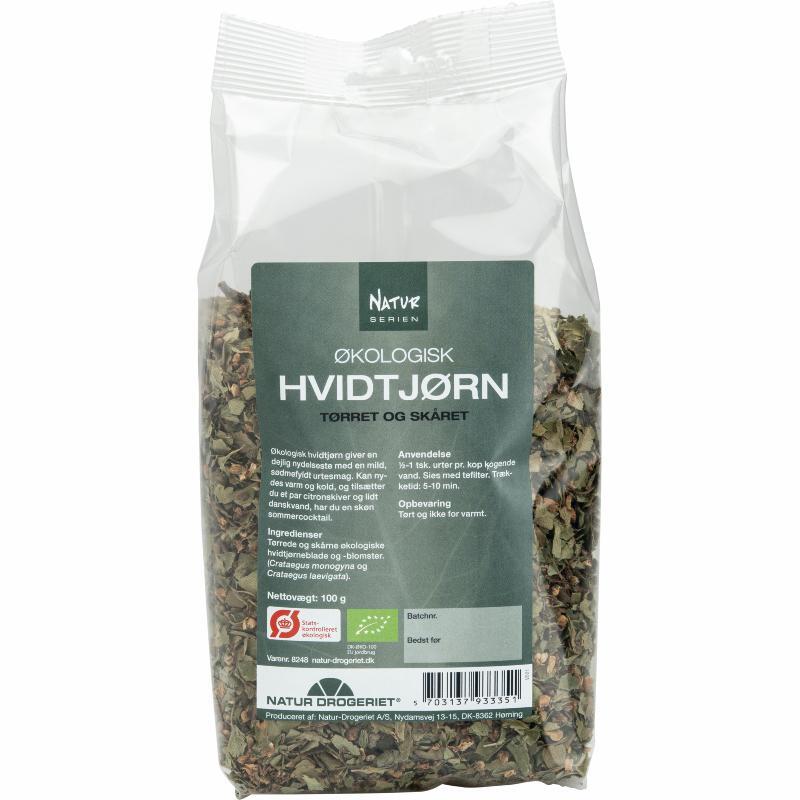 Hvidtjørn Blade   Blomst økologisk 100 Gram