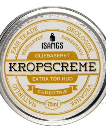Isangs Kropscreme Til Ekstra Tør Hud  Cedertræ  75 Ml