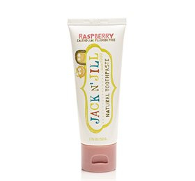 Jack Nâ  Jill Tandpasta Natural Hindbærsmag  Bull  50g