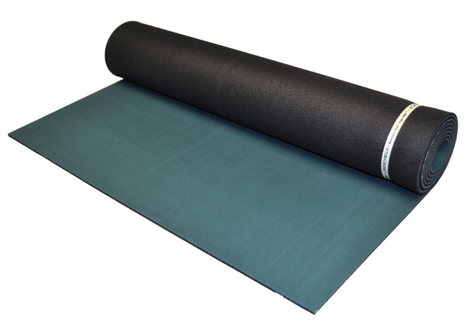 Jade Elite   Yogamåtte Blå Sort 5mm  180cm
