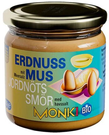 Jordnøddesmør   Monki 330 Gram