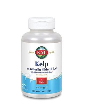 Kelp Indeh  225 Mcg Jod Fra Kelpplanten 500 Tabletter