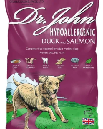 12   Kg Dr  John Hypoallergenic Duck And Salmon Med And Og Laks