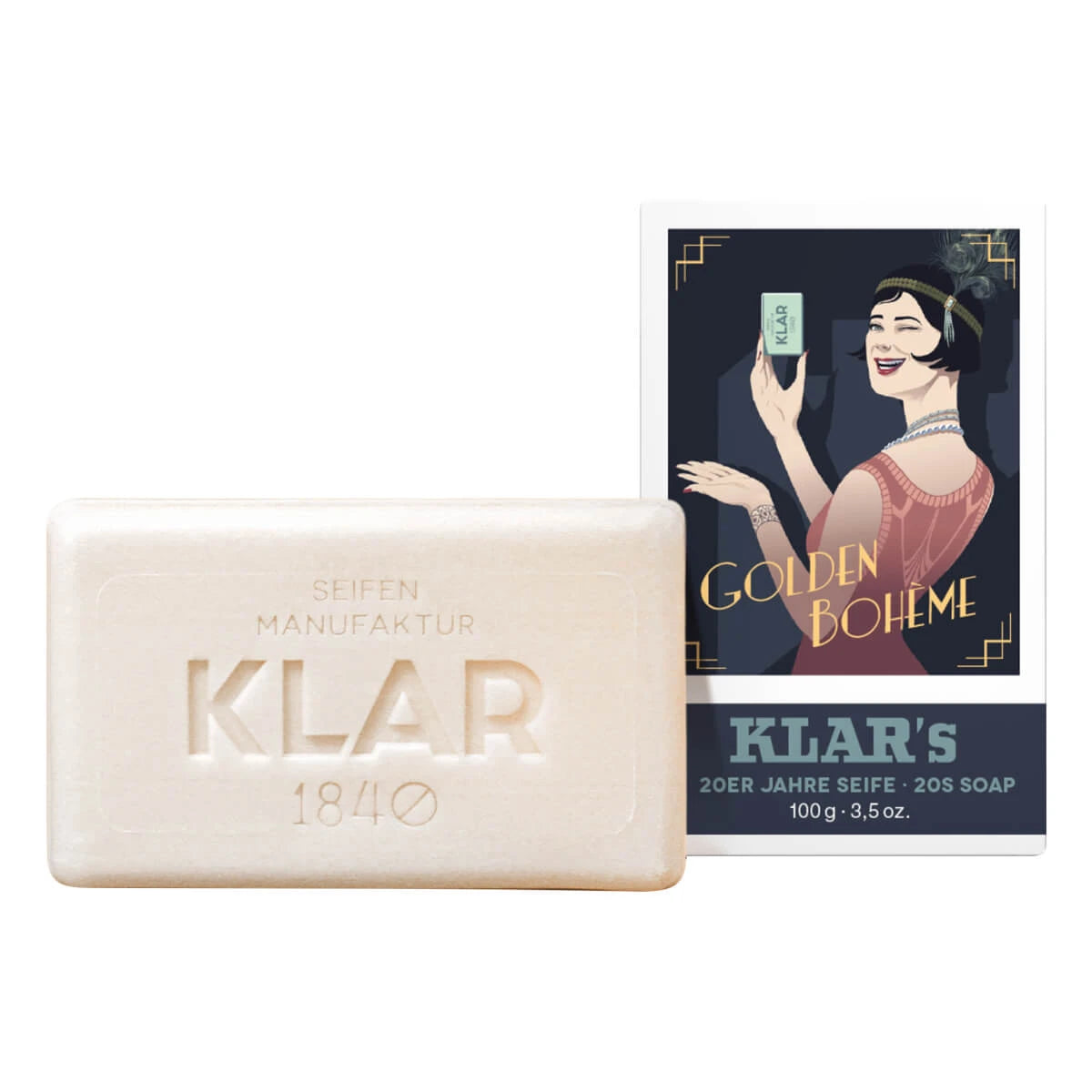 Klar Seifen Sæbe  20 Apos Er Retro  Golden Bohã Me  100 Gr
