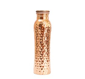 Kobber Vandflaske Hamret 900 Ml   Stk