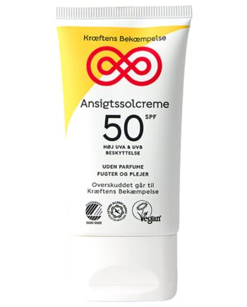 Kræftens Bekæmpelse Ansigtssolcreme Spf50 50 Ml