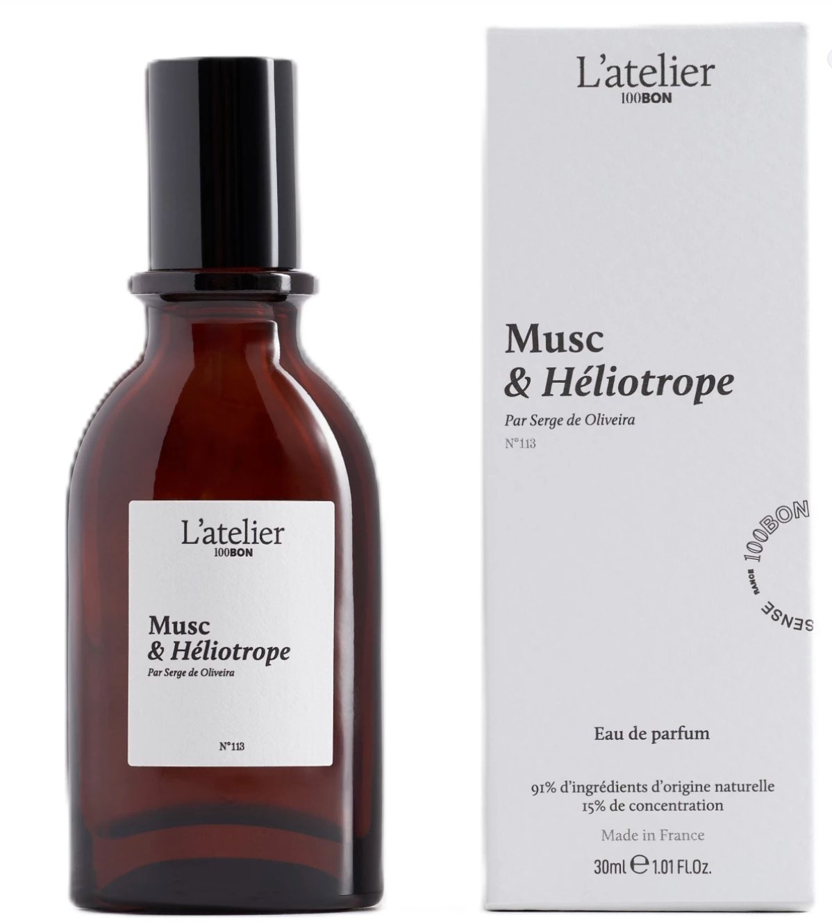 39 Atelier 100bon Musc   Héliotrope Eau De Parfum 30 Ml