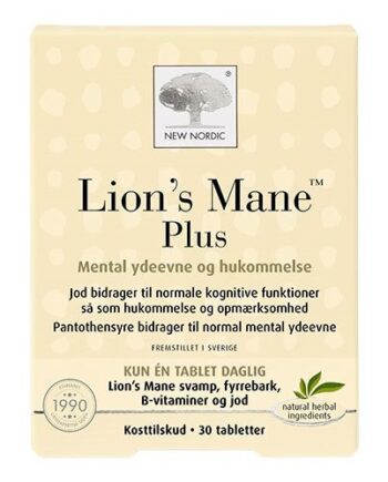Lion   Mane Plus 30 Tabletter