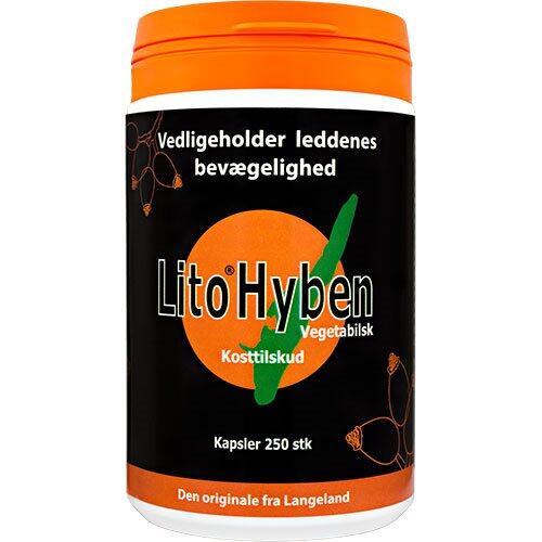 Lito Hyben Vegetabilsk Kapsel 250kap   500mg