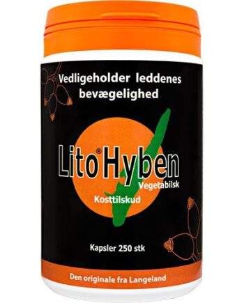 Lito Hyben Vegetabilsk Kapsler 500mg 250 Kapsler