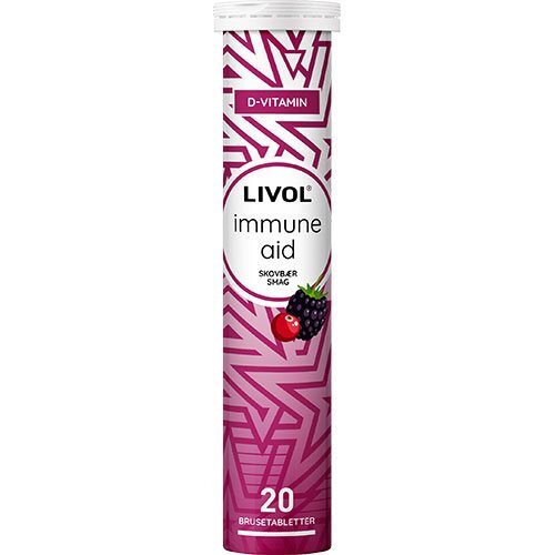 Livol Immune Aid  Skovbær Smag  20tab